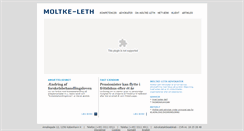 Desktop Screenshot of moltke-leth.dk